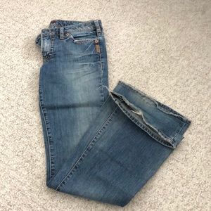 Women’s silver jeans